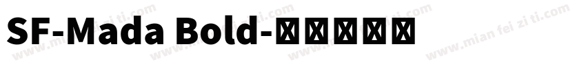 SF-Mada Bold字体转换